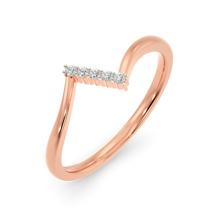 Rose Apart Diamond Rings