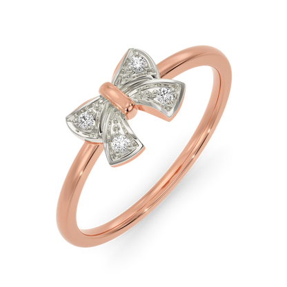 Bow Sass Diamond Rings