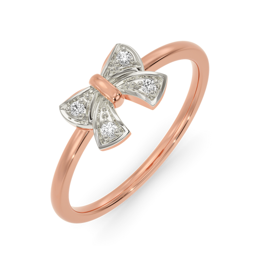 Bow Sass Diamond Rings