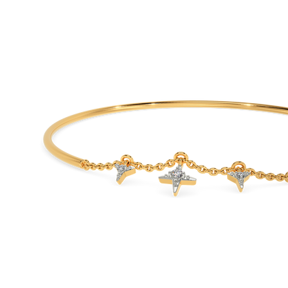Star Lady Diamond Bangles