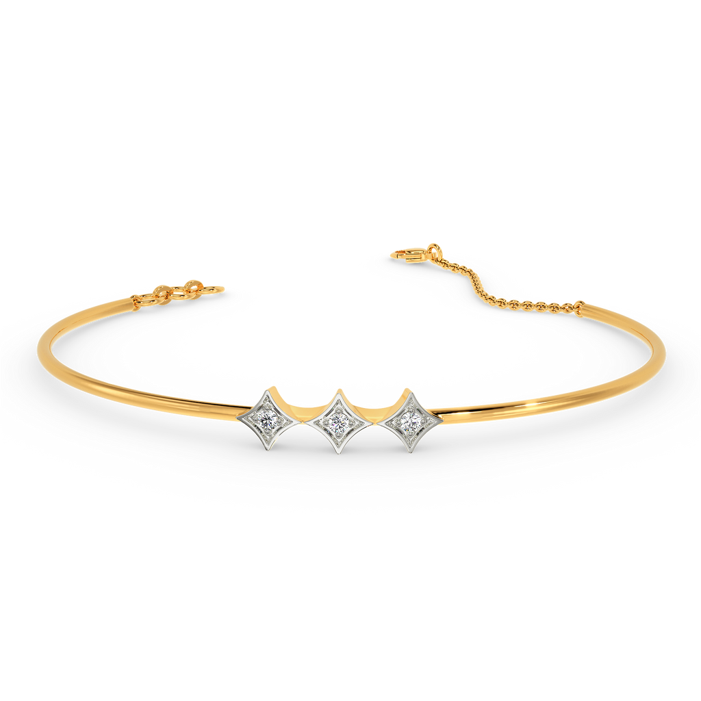Ova Diamond Bangles