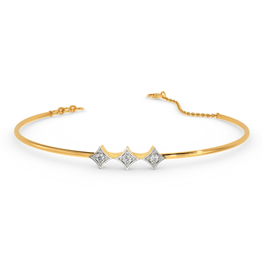 Ova Diamond Bangles