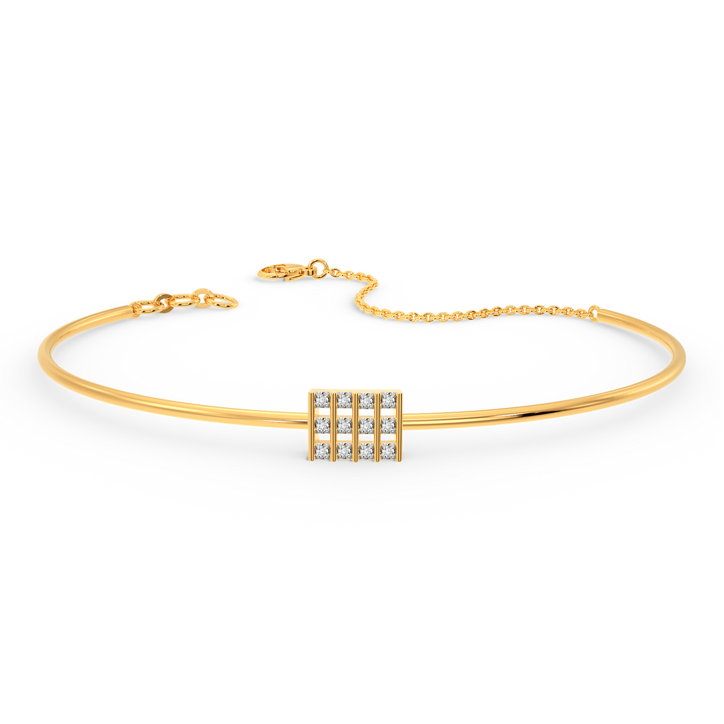 Sassy Squared Diamond Bangles