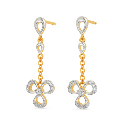 Clovely Binded Diamond Earrings