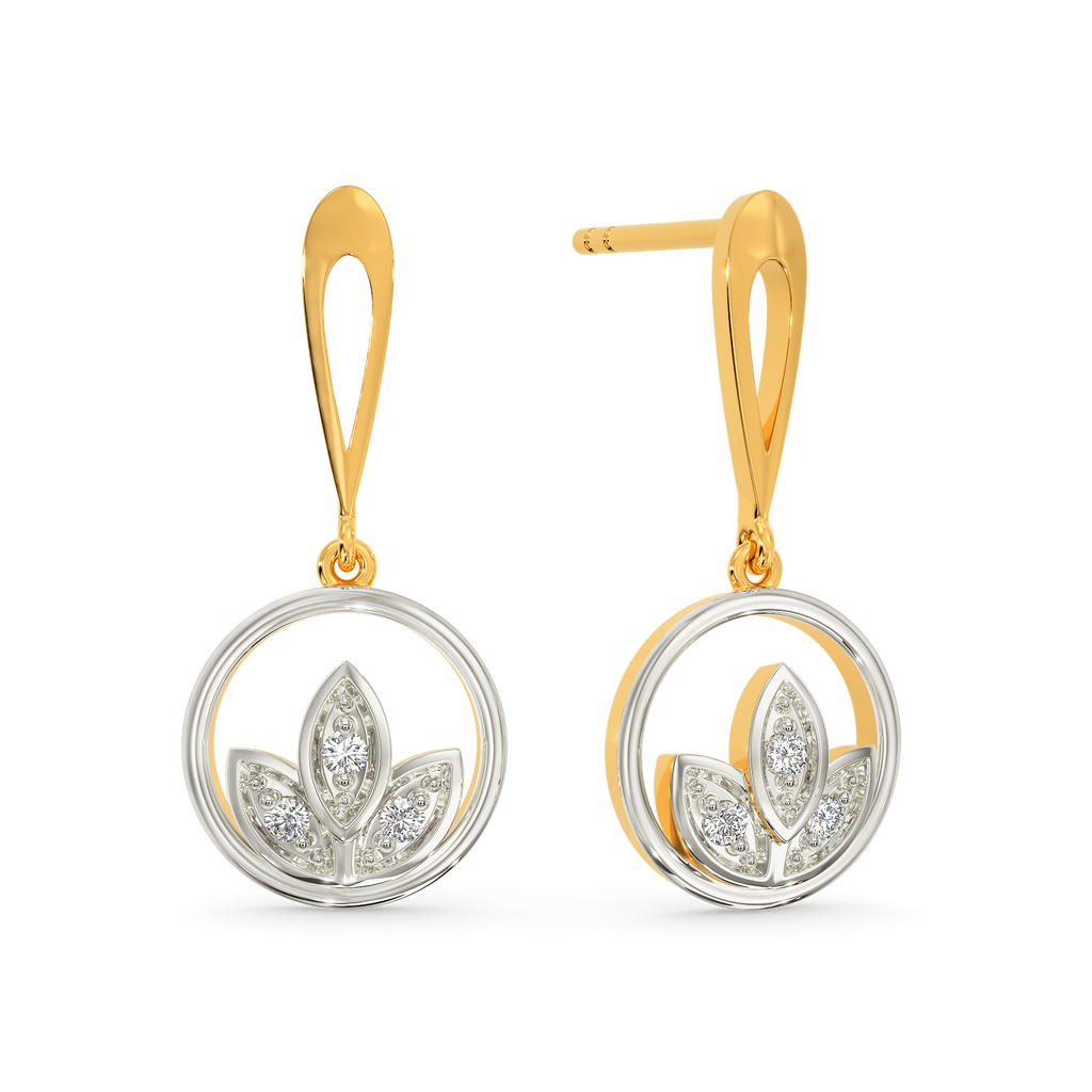 Floral Fantasy Diamond Earrings