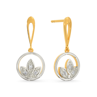 Floral Fantasy Diamond Earrings