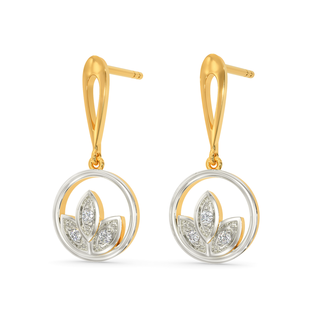 Floral Fantasy Diamond Earrings