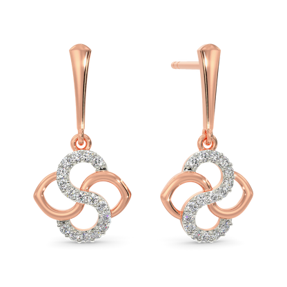 Sass Toned Diamond Earrings
