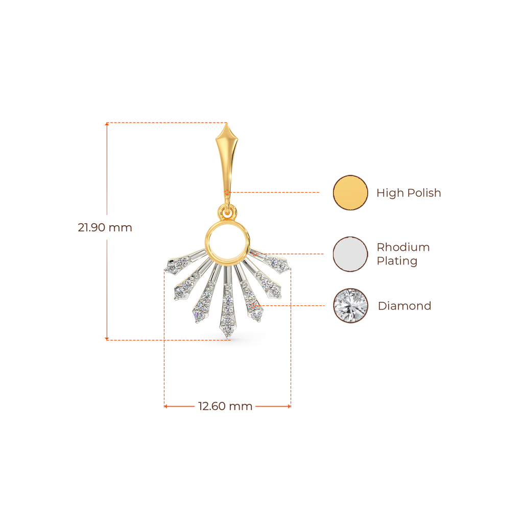 Dropin Shine Diamond Earrings