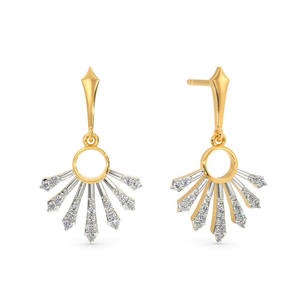Dropin Shine Diamond Earrings