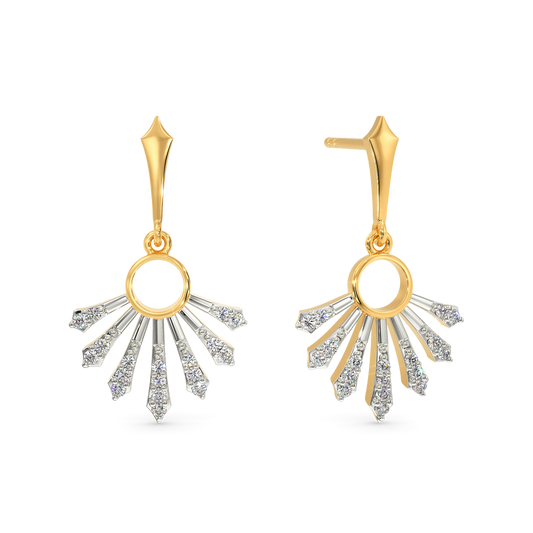 Dropin Shine Diamond Earrings