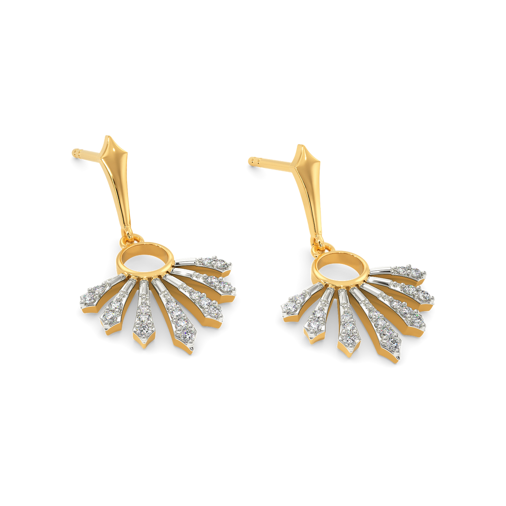 Dropin Shine Diamond Earrings