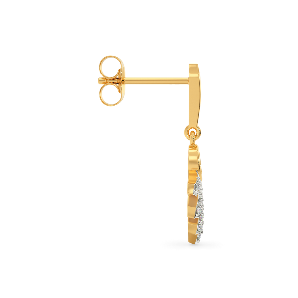 Dropin Shine Diamond Earrings