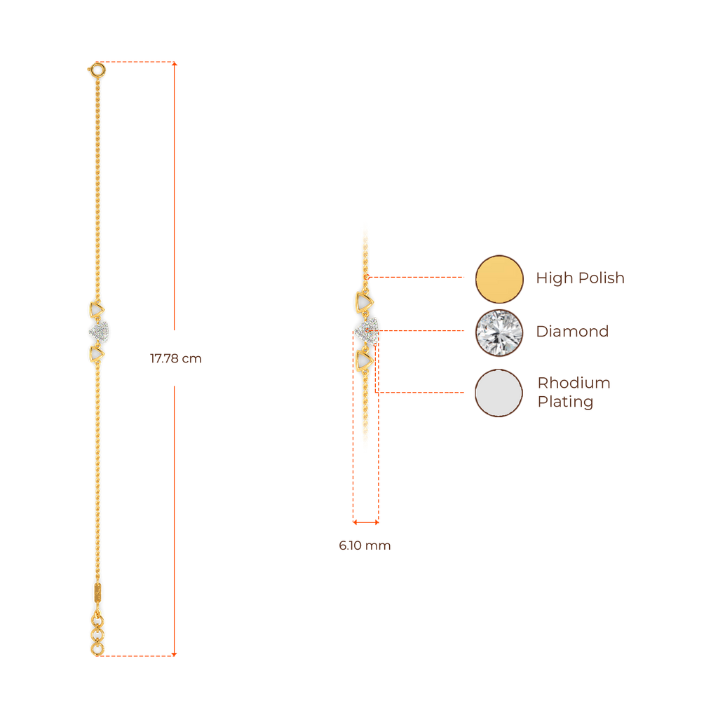 Amber Delight Diamond Bracelets