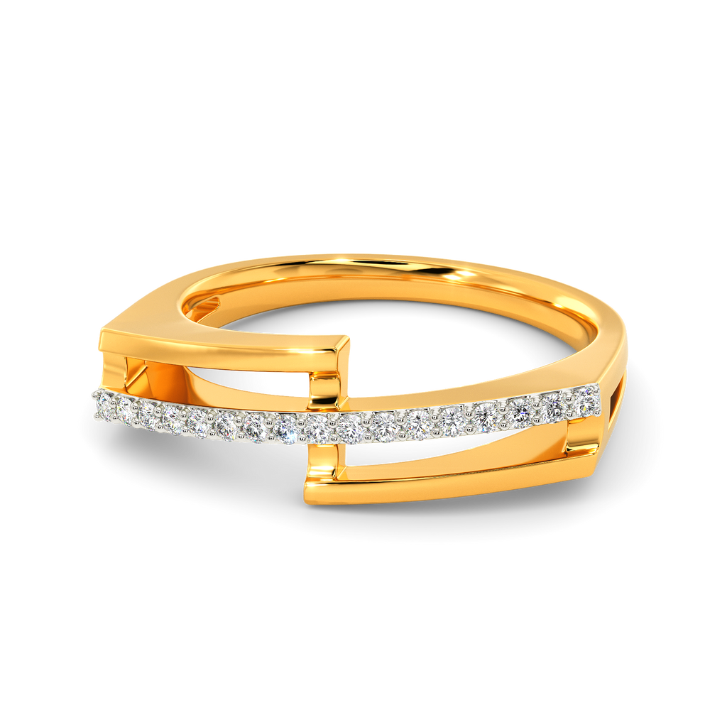 Twisted Tale Diamond Rings