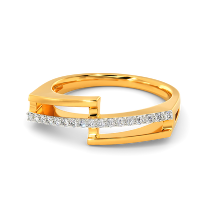 Twisted Tale Diamond Rings