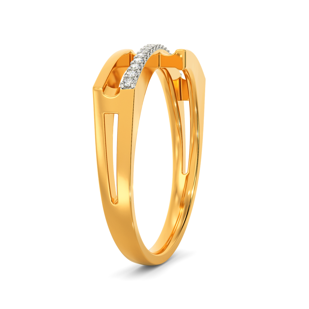 Twisted Tale Diamond Rings