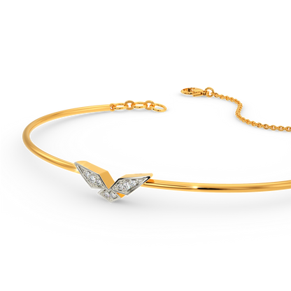 Sleek Serenity Diamond Bangles