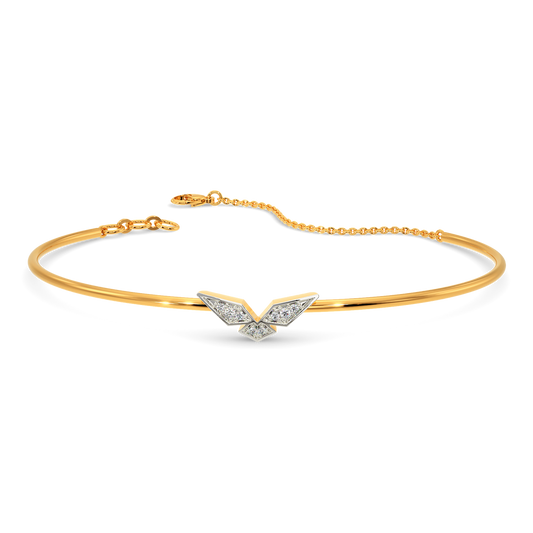 Sleek Serenity Diamond Bangles