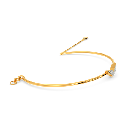 Sleek Serenity Diamond Bangles