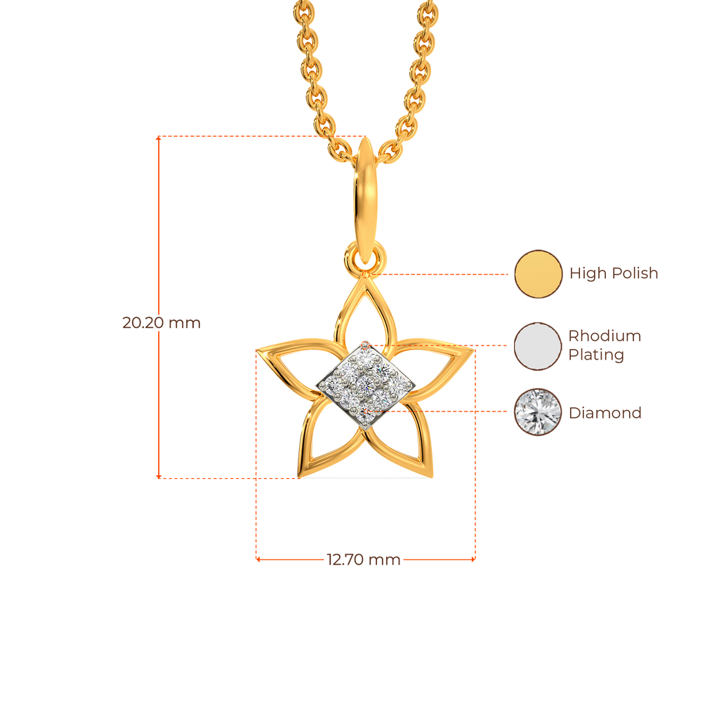 Nature's Bloom Diamond Pendants