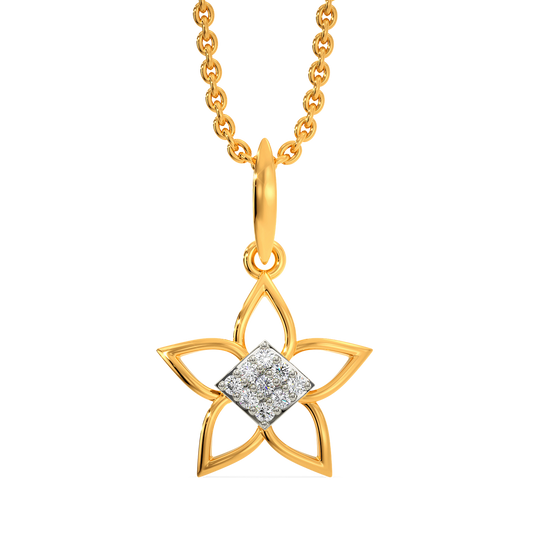 Nature's Bloom Diamond Pendants