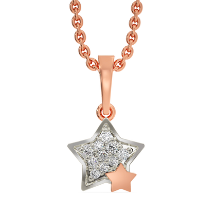 Starry Night Charm Diamond Pendants