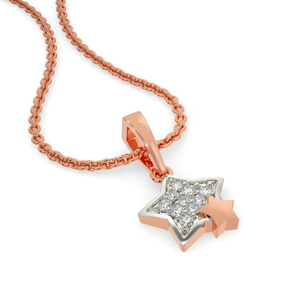 Starry Night Charm Diamond Pendants