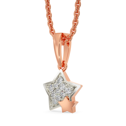 Starry Night Charm Diamond Pendants