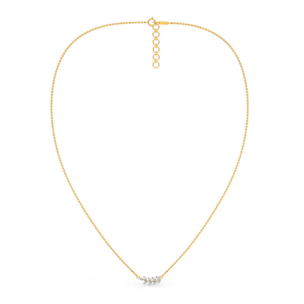Leafy Marvel Diamond Necklaces