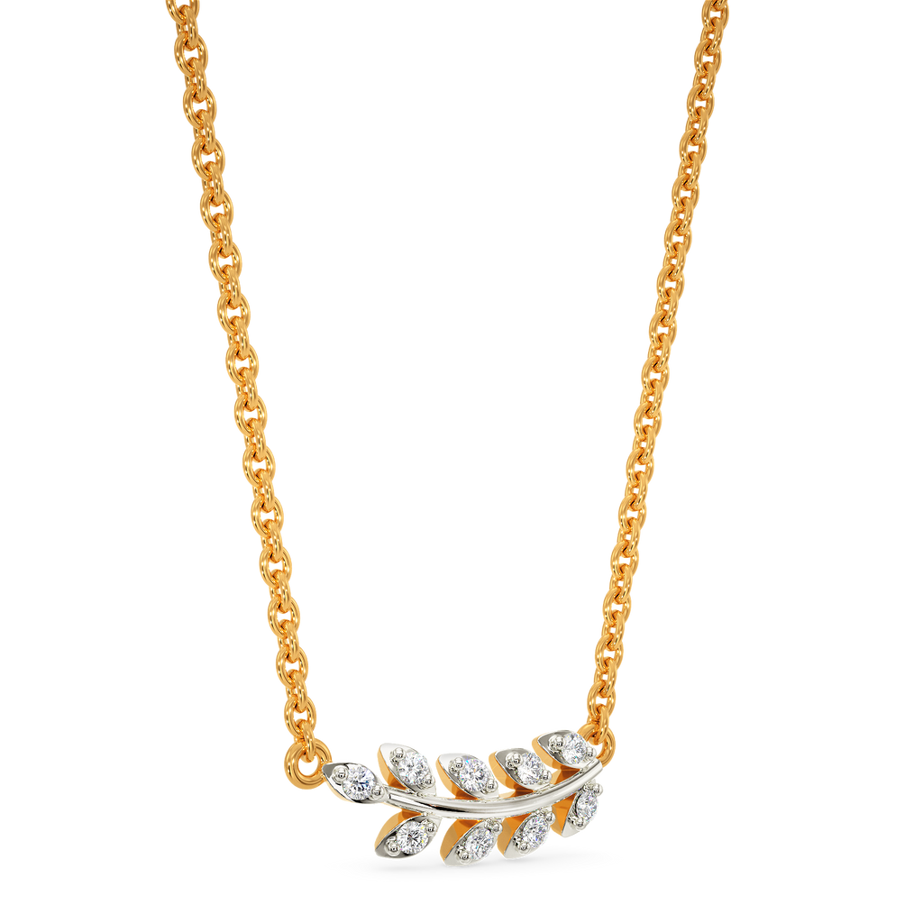 Leafy Marvel Diamond Necklaces