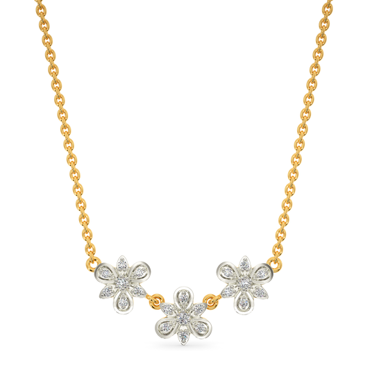 Whispering Petals Diamond Necklaces