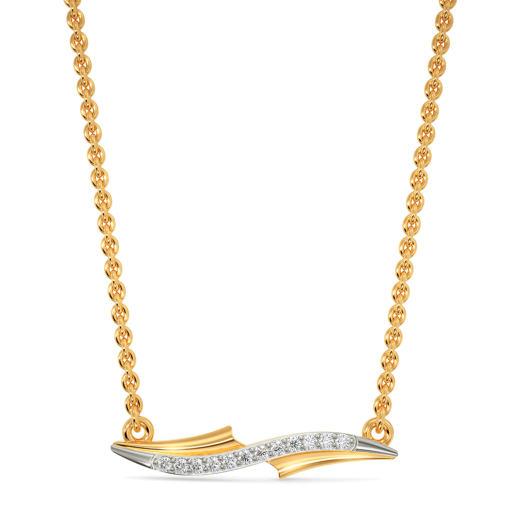 Twisted Harmony Diamond Necklaces