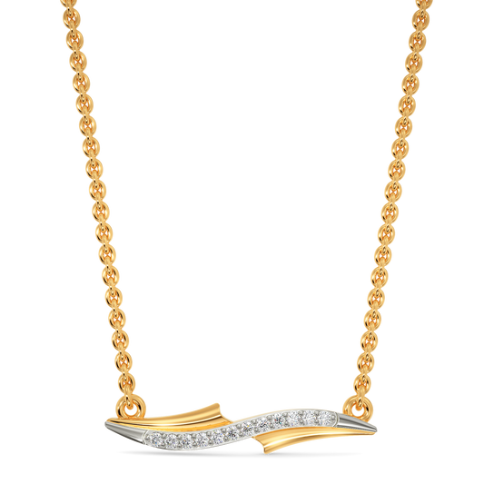 Twisted Harmony Diamond Necklaces