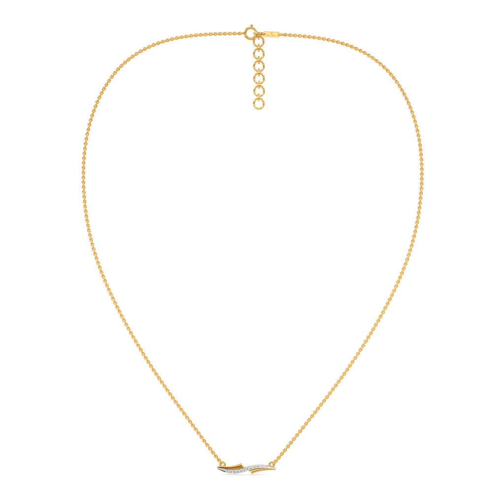 Twisted Harmony Diamond Necklaces