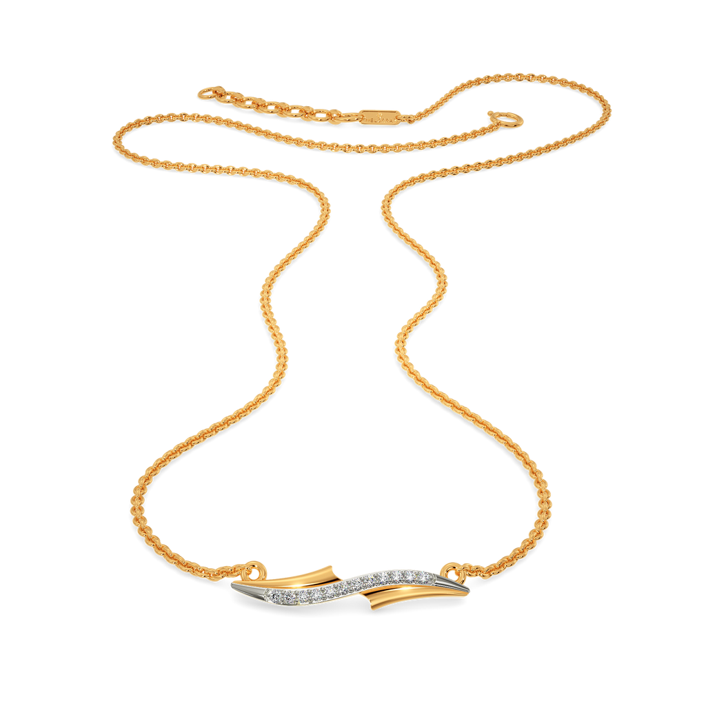 Twisted Harmony Diamond Necklaces