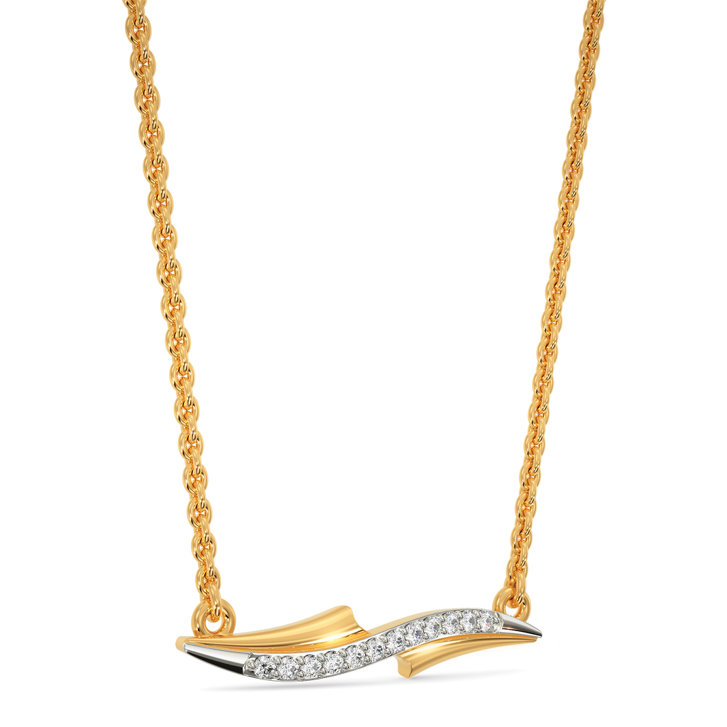 Twisted Harmony Diamond Necklaces