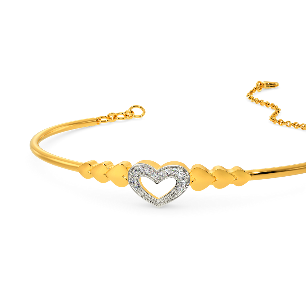 Lovey-Dovey Diamond Bangles