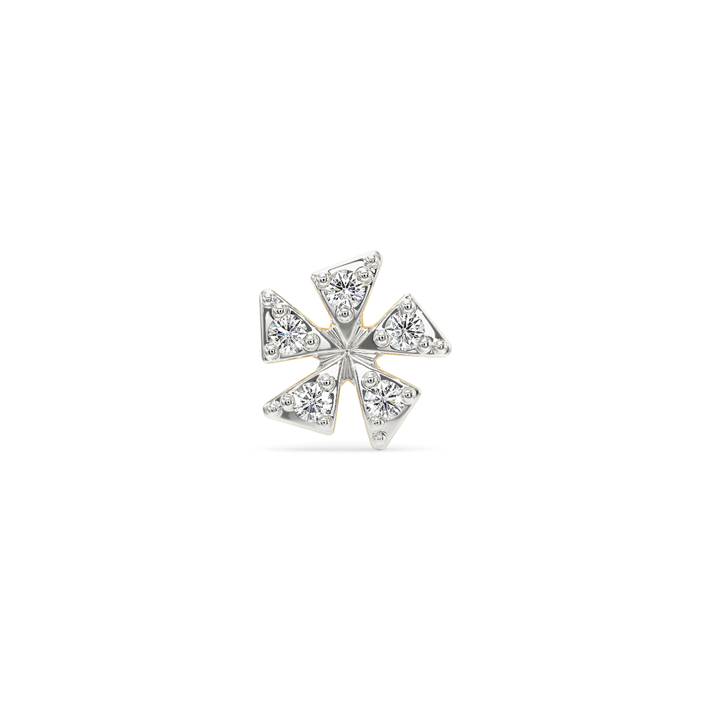 Abloom Diamond Nose Pins