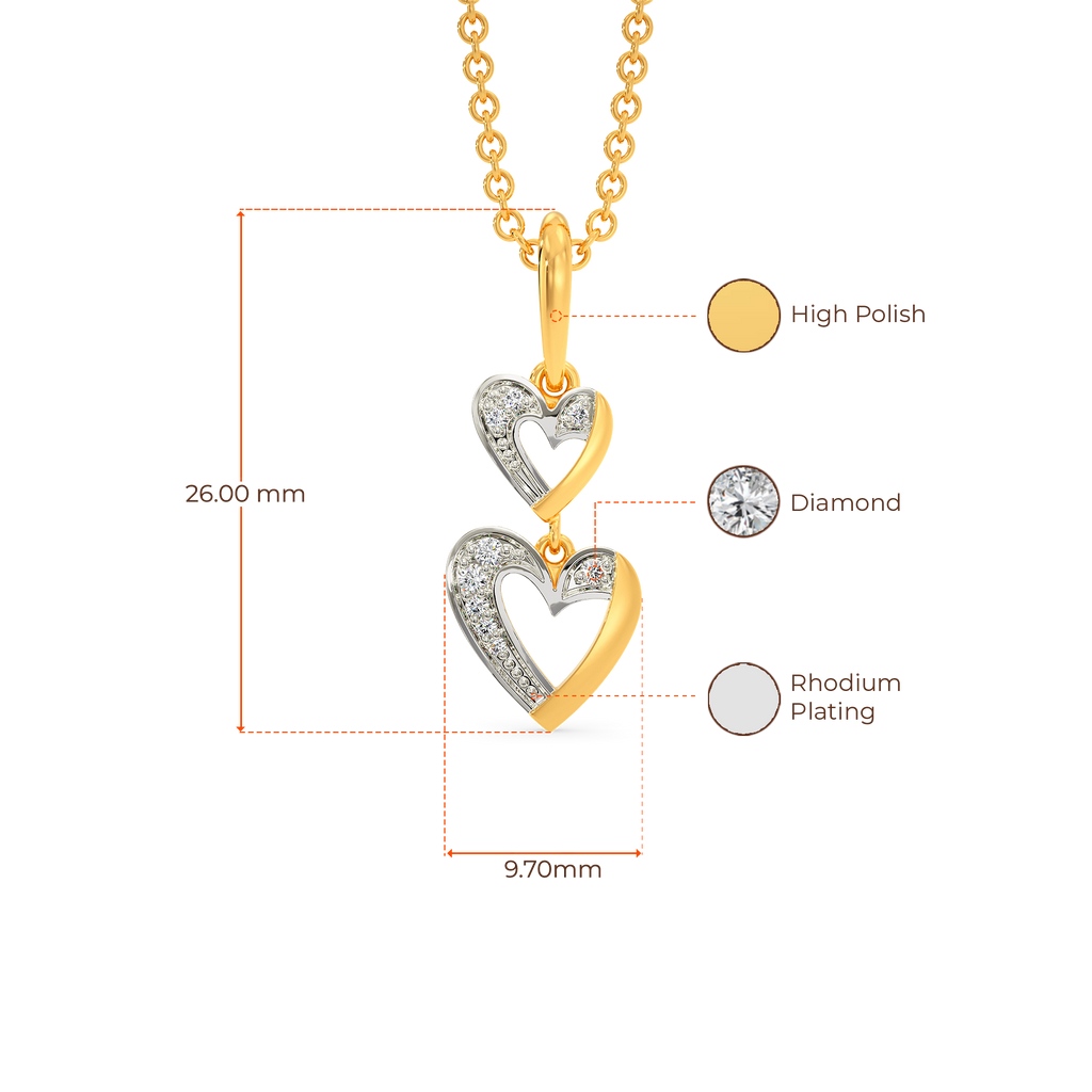 Romantica Diamond Pendants
