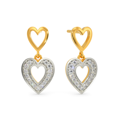 My Heart's Desire Diamond Earrings