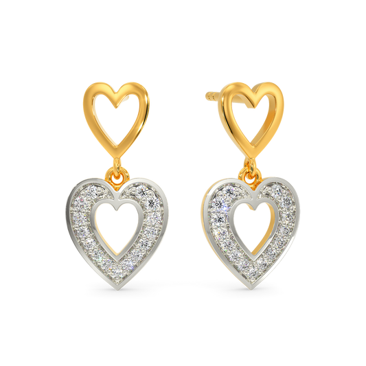 My Heart's Desire Diamond Earrings