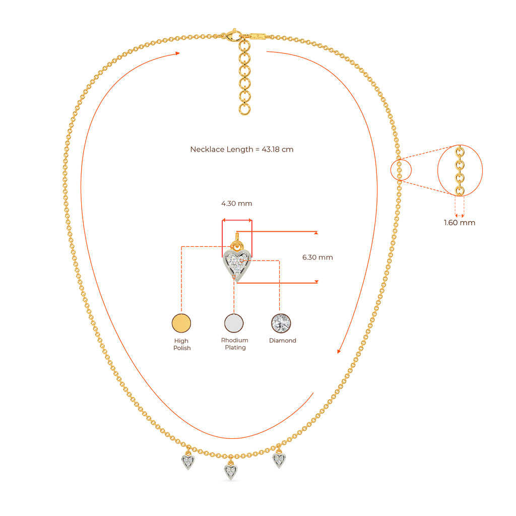 My Heart's Desire Diamond Necklaces