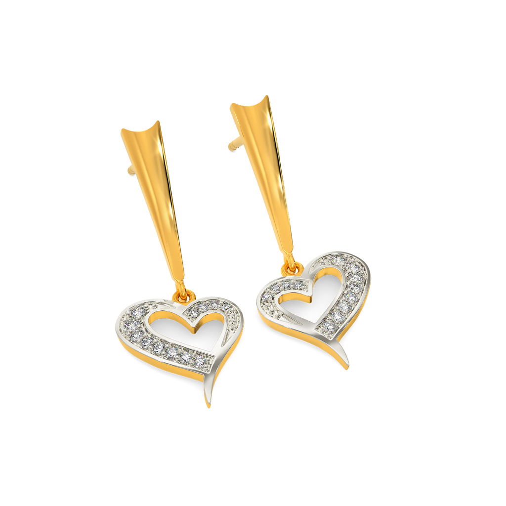 You Have My Heart Diamond Earrings