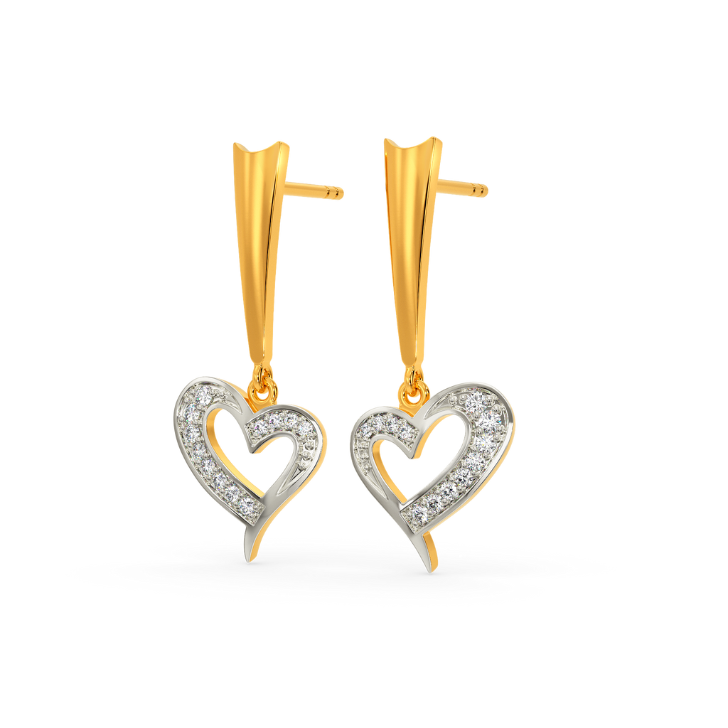 You Have My Heart Diamond Earrings