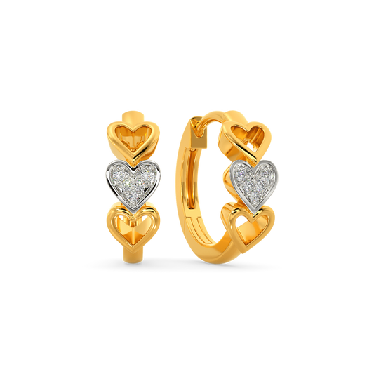 Speak Love Diamond Earrings