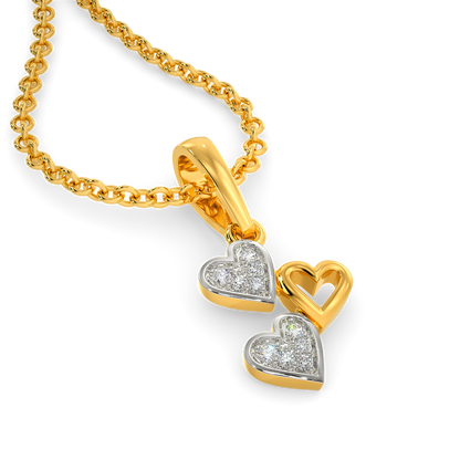 Speak Love Diamond Pendants