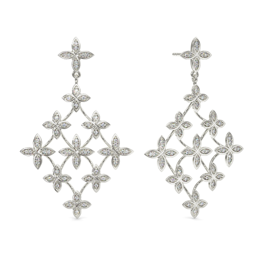 Floral Dreamland Diamond Earrings