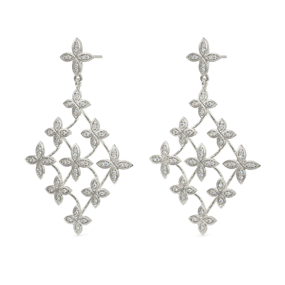 Floral Dreamland Diamond Earrings
