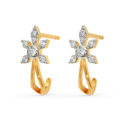 Floral Colada Diamond Earrings